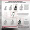 Service Caster 10'' Heavy Duty Semi Steel Cast Iron Caster Set 2 Swivel Lock/Brake 2 Rigid, 4PK CRAN-SCC-KP92S1030-SSR-SLB-BSL-2-R-2 - alternate 2